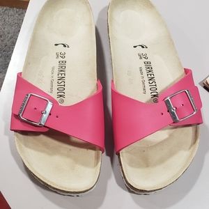 Pink Birkenstock sandals